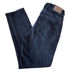 Madewell Mid-Rise Perfect Vintage Jeans Black Wash Womens Size 27